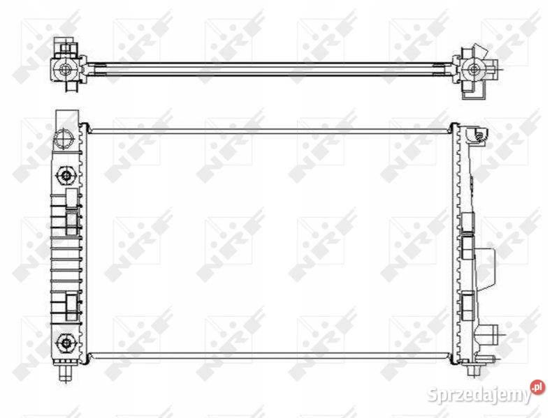 CHŁODNICA CIECZY PŁYNU CHŁODZĄCEGO SILNIKA