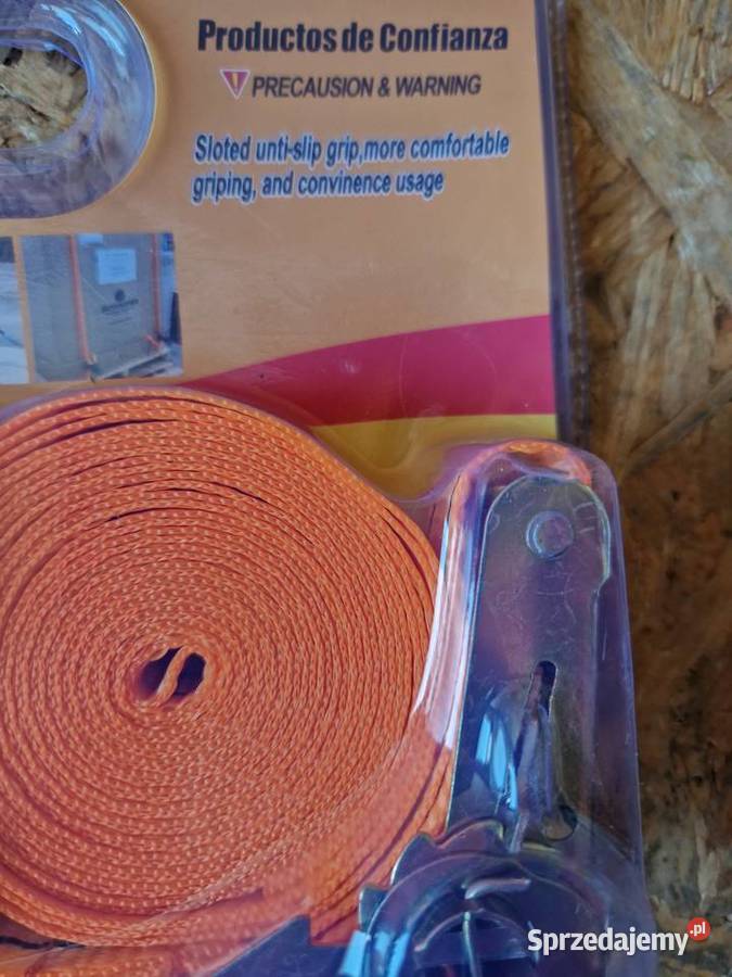 Pasy mocujące bagaż z napinaczem 2 komplet 5 m Głogowa