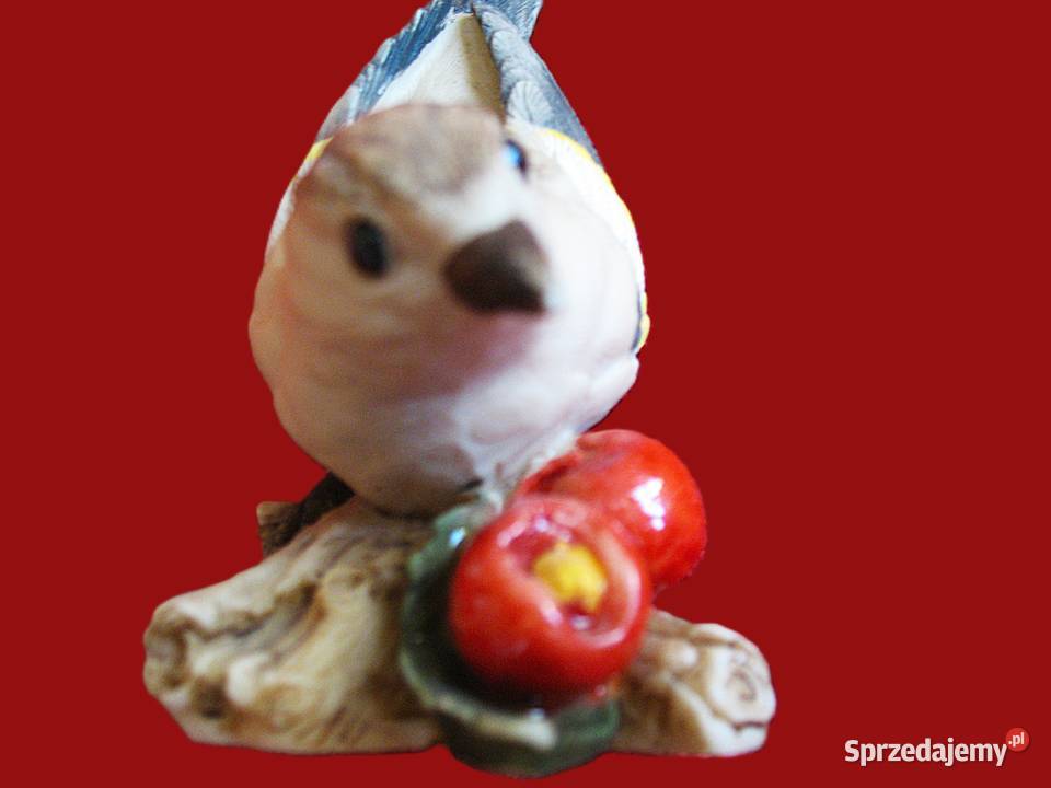 Ptak stara figurka pięknego dzwońca 11 x 10 x 6 Siedlce sprzedam