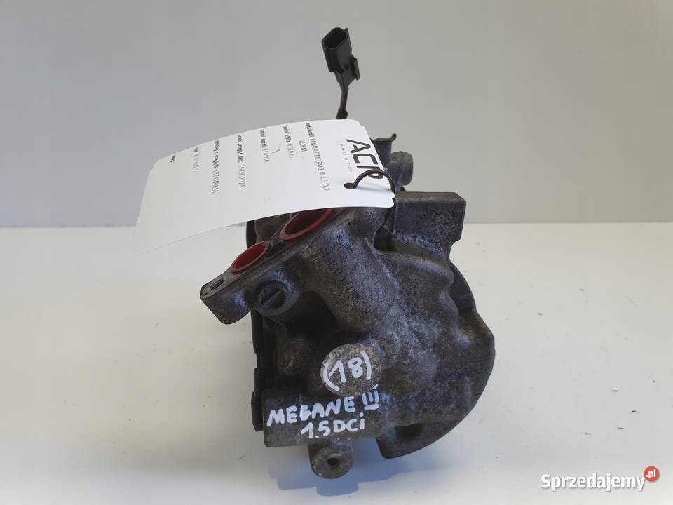 Renault Megane III 15 DCI SPRĘŻARKA KLIMATYZACJI lubelskie Janów sprzedam