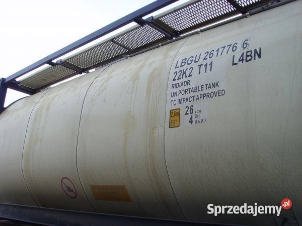 SUPER Kontener 20ft CIMC poj 26 000 litrów L4BN Warszawa