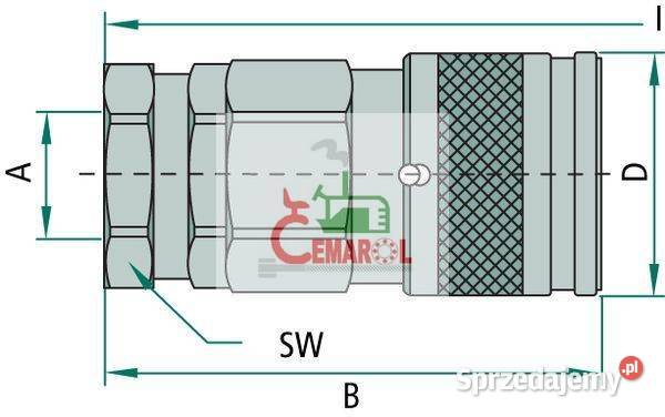 Szybkozłącze 12 gwwew suchoodcinające sprzedam