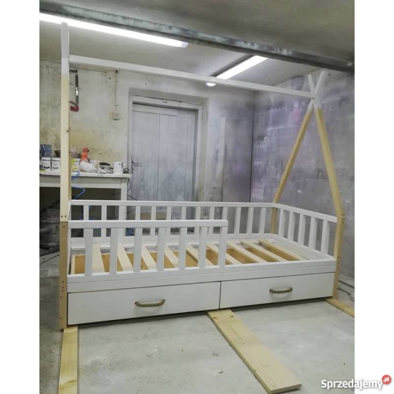 Łóżko TIPI z szufladami pod materac 160x80 Gorlice