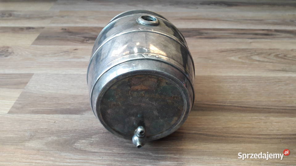 Stara małą platerowana beczka beczułka z pomorskie Gdynia