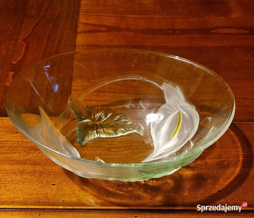 Oryginalna SALATERKAMISA szkłowypukły motyw Lublin