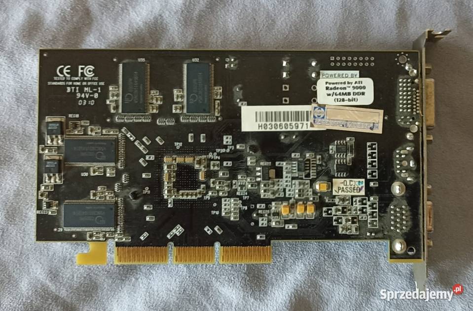 ATI Radeon 9000 64MB DDR 128bit AGP Wrocław sprzedam