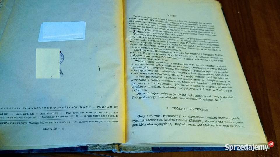 Mszaki Gór Stołowych Cz 1 Wątrobowce Hepaticae Gdańsk