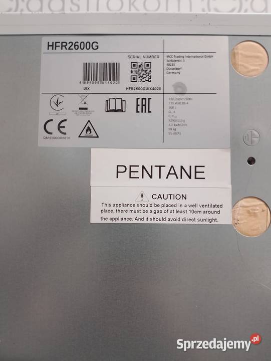Szafa mroźnicza HFR 2600G Wrocław