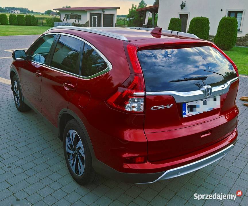 Piękna Honda CRV 20 155 Executive 4x4 2016r relingi dachowe Wyszków sprzedam