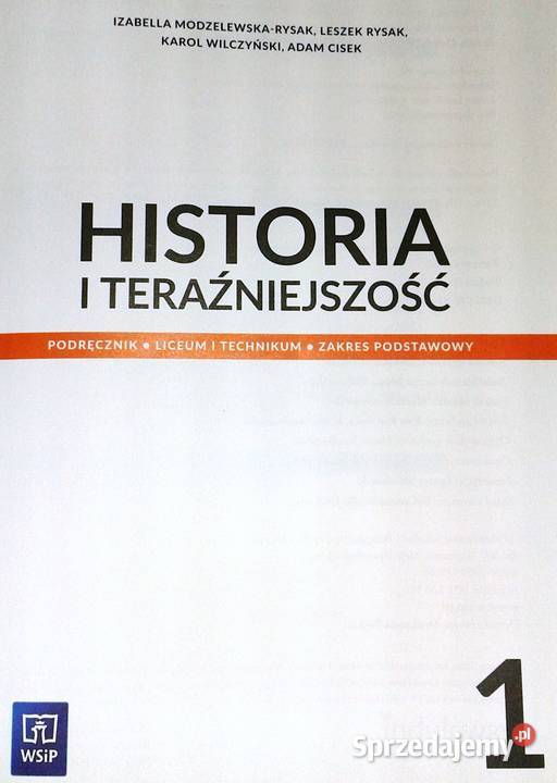 Historia i teraźniejszość 1 Podręcznik Izabella Rok wydania 2022 lubelskie Chełm