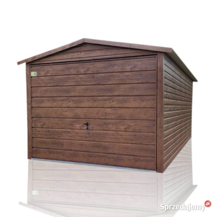 Garaż blaszany drewnopodobny 3x5 PREMIUM Jelenia Góra