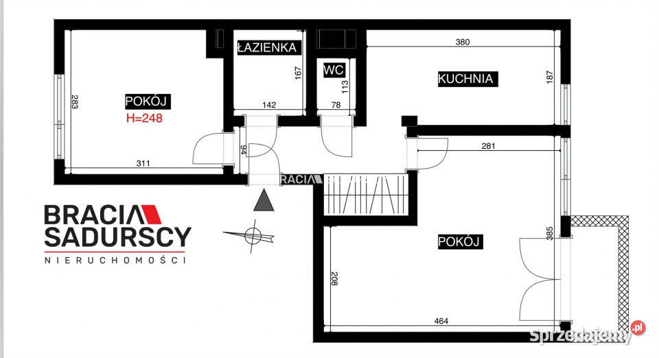 Mieszkanie Kraków Dobrego Pasterza 38m2