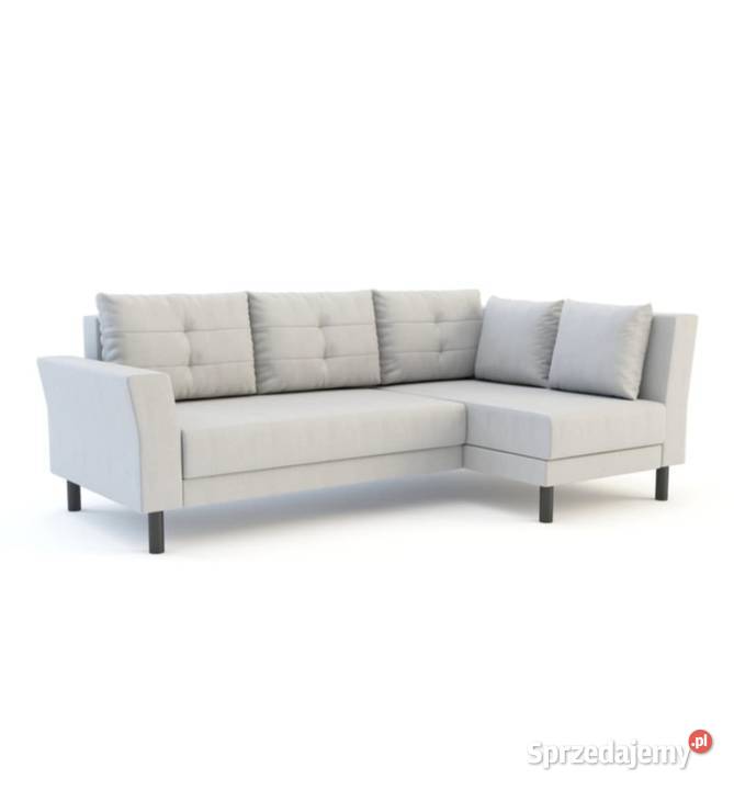 Mały Narożnik szary z funkcją spania PREMIUM mazowieckie Warszawa sprzedam