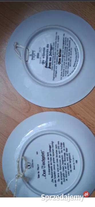 SPRZEDAM PORCELANĘ TALERZE RECZNIE MALOWANYCH Porcelana i szkło Żary
