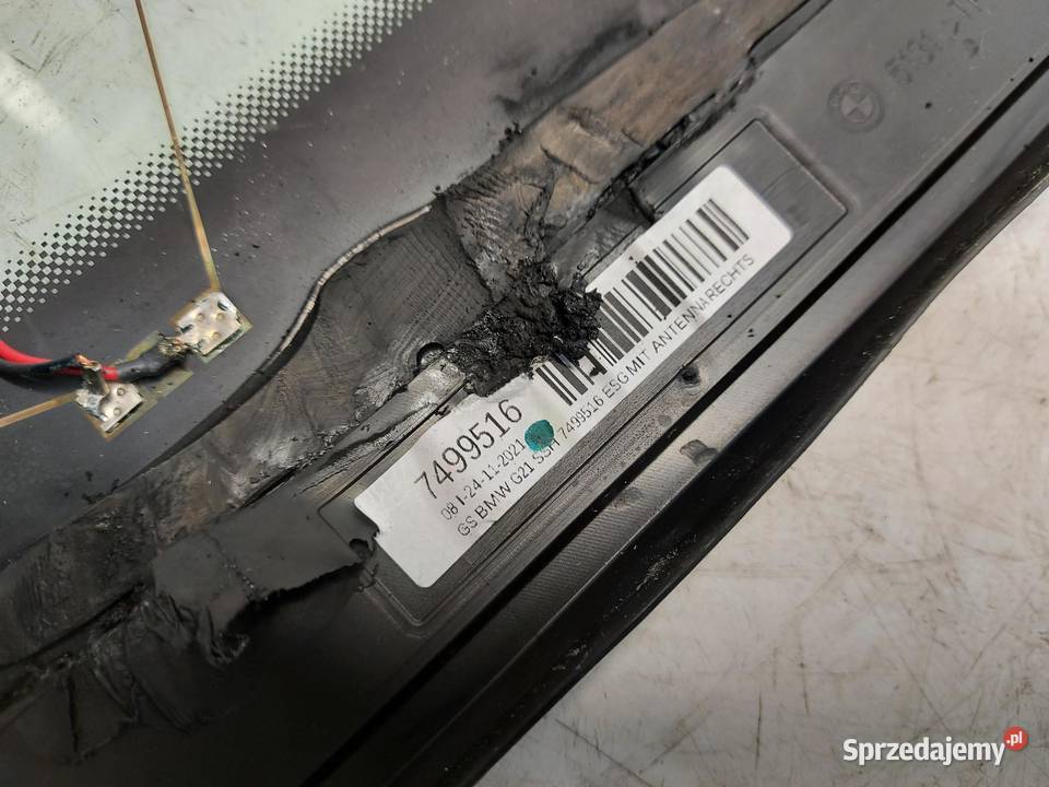 BMW G21 G20 Kombi 330e szyba prawa tył tylna dolnośląskie sprzedam