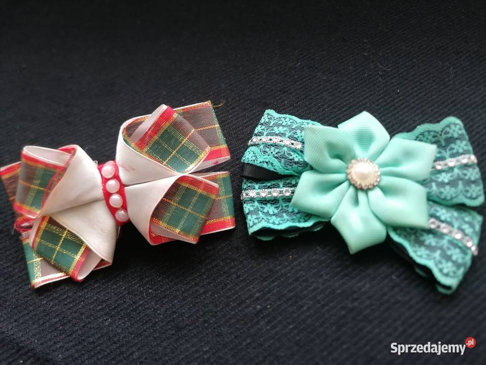 Gumka do włosów różowaTrzy ozdobne gumki do Łódź