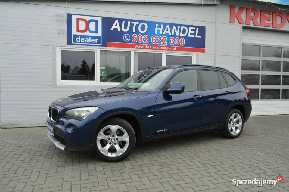 BMW X1 SDRIVE 20d Automat Serwisowany w ASO Navi niebieski lubelskie Hrubieszów sprzedam