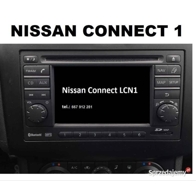 Polskie menu polski lektor Nissan Connect 1 LCN GPS i akcesoria Aleksandrów Łódzki sprzedam