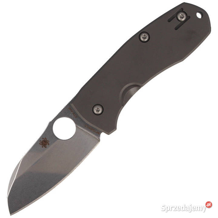 Nóż składany Spyderco Techno 2 Gray Titanium Warszawa