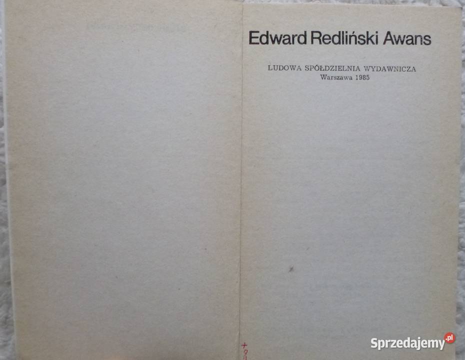 Awans Edward Redliński