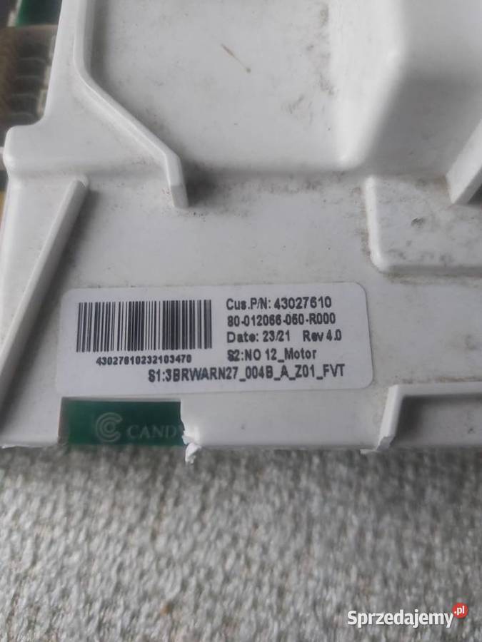 CANDY HOOVER 43027610 MODUŁ PRALKI wolnostojące Nowy Sącz