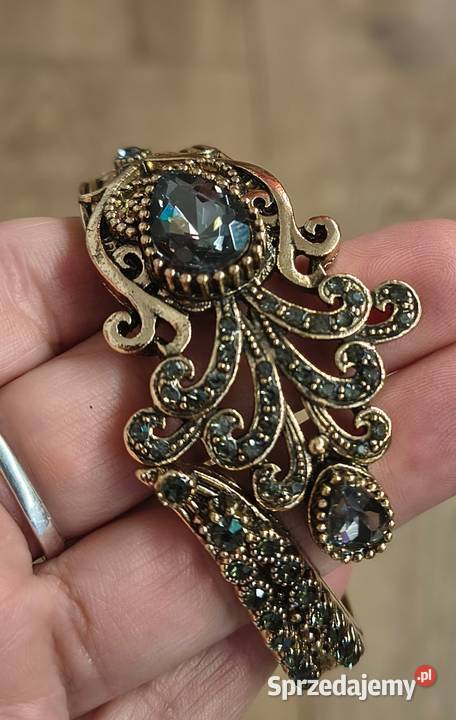 Piękna lśniąca bransoletka mankietowa turecka Bransoletki podlaskie Białystok