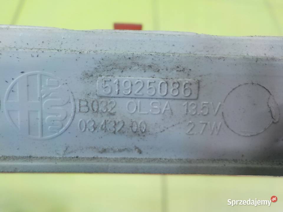 ALFA ROMEO GIULIETTA 14 TB 13r HB swiatlo lampa mazowieckie Suków