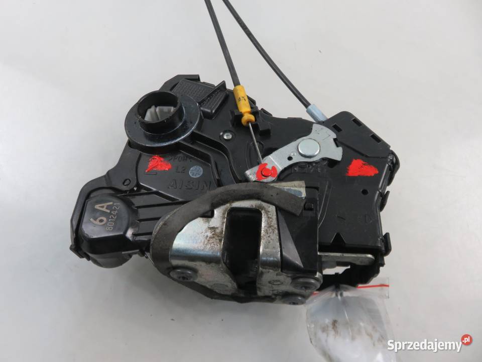 ZAMEK LEWY PRZEDNI TOYOTA COROLLA E15 6 PIN Zamki, wkładki i kluczyki