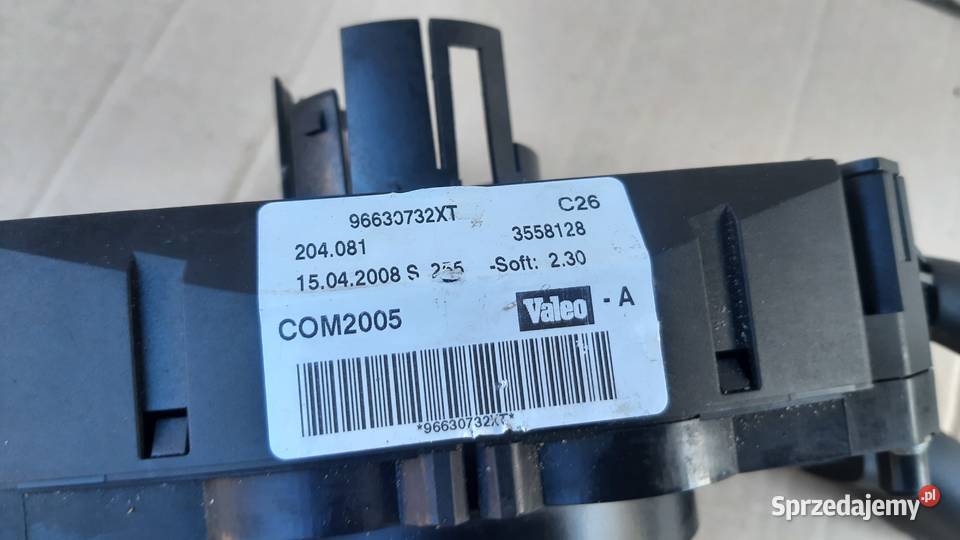 przełącznik zespolony Peugeot 207 96630732XT dolnośląskie Dębno