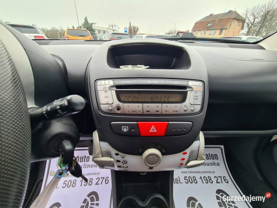 Citroen C1 95 Led Wspomaganie ElSzyby Idealny biały wielkopolskie Wągrowiec sprzedam