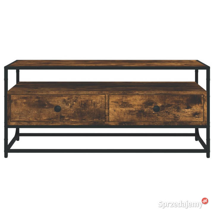 Szafka pod TV przydymiony dąb 100x35x45 WM826307 Warszawa