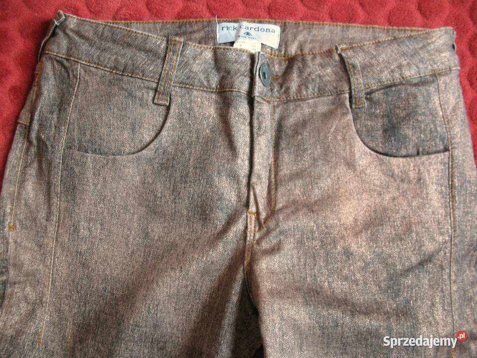 Spodnie Rick Cardona 40 L biodra 96 York brązowy/beżowy mazowieckie Siedlce
