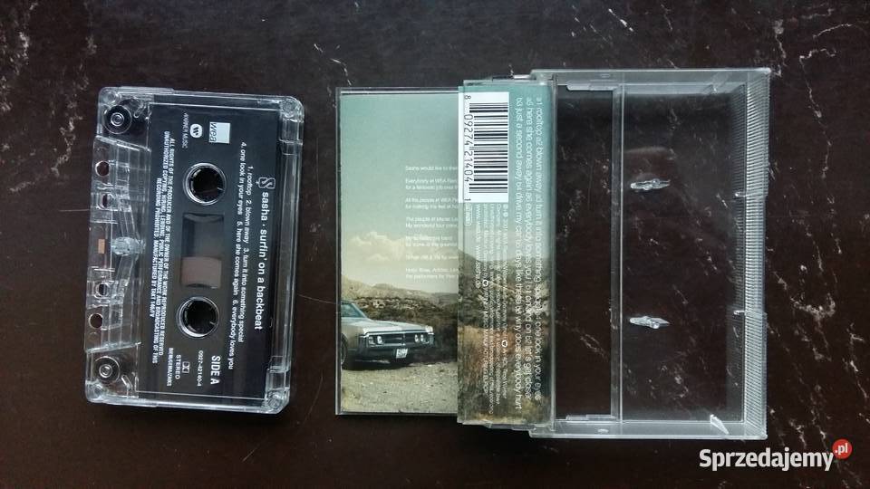 Kaseta magnetofonowa Sasha Surfin on abackbeat podlaskie Siemiatycze