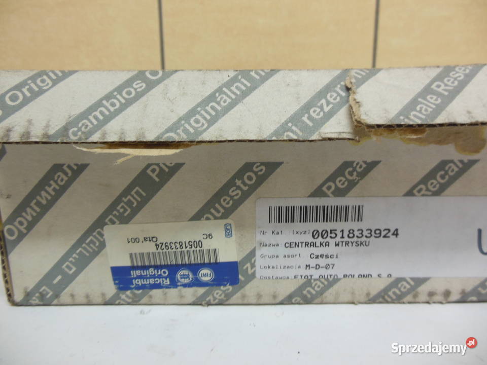STEROWNIK FIAT DUCATO 23 JTD 51833924 0281015576 śląskie Kozy