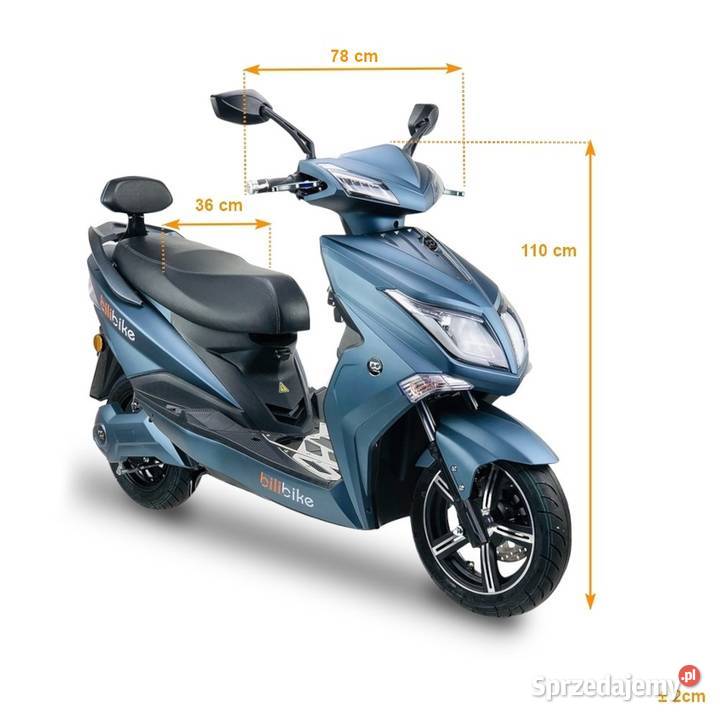 SKUTER ELEKTRYCZNY BILI BIKE HAWK G2 1800W GEL Warszawa sprzedam