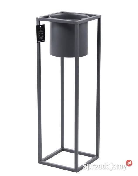 Kwietnik Metalowy Stojak z donicą 80 LOFT Sobienie-Jeziory