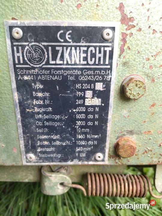 Wyciągarka wciągarka leśna lebiotka holzknecht Nowy Targ