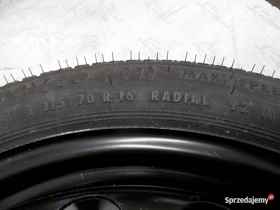 OPEL VECTRA C koło dojazdowe 1157016 92M 5x110 Koła dojazdowe Opony i felgi świętokrzyskie