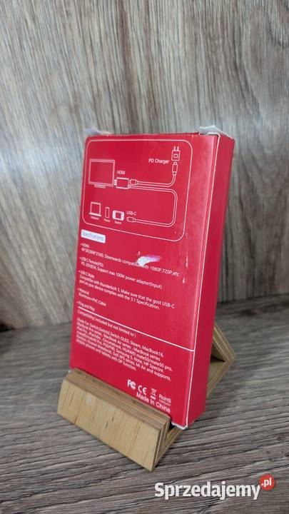 Kabel Power Dock USBC na HDMI 2 w 1 HDMI USBC Ruda Śląska sprzedam