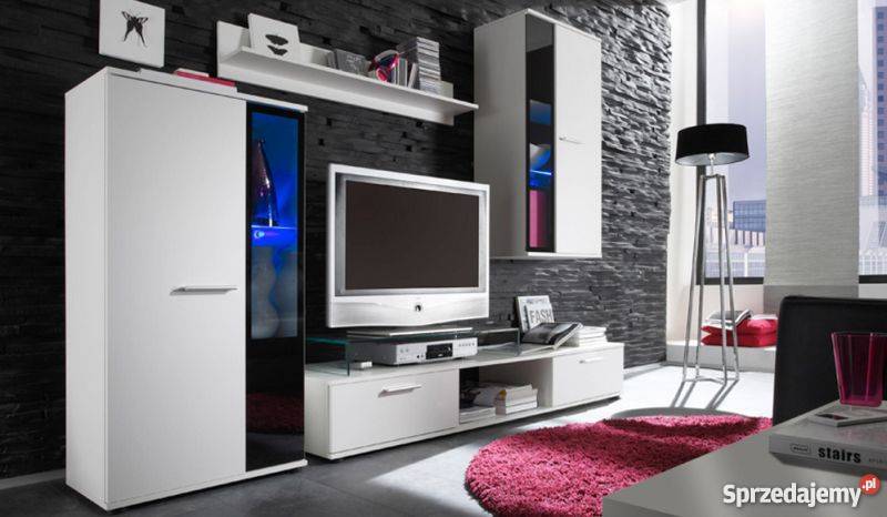 ZESTAW mebli SARA nowoczesna meblościanka komoda 173cm Piła