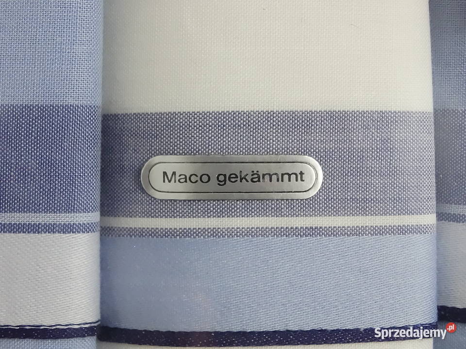 Zestaw 3 eleganckich męskich chusteczek do nosa Pozostałe Biłgoraj sprzedam