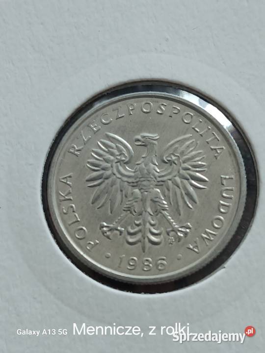 50 Groszy PRL 1986 r Menniczez rolki Typ A Konin