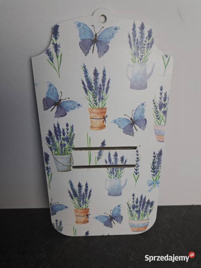 Dwustronna deska pod kalendarz zdzierak lawenda Rękodzieło