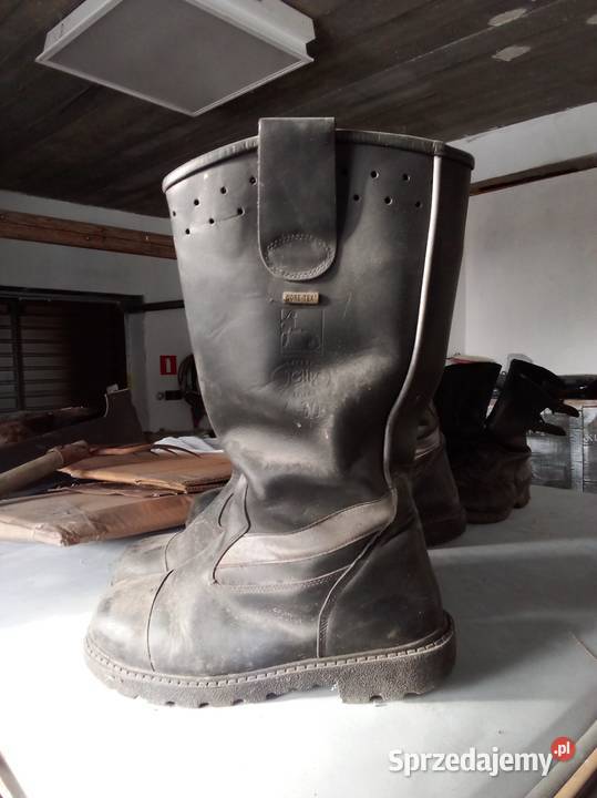 Strażackie buty USA duże 45 było wleczone Jarosław