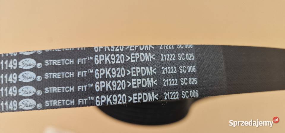 PASEK WIELOROWKOWY 6PK920 GATES 6PK9L0