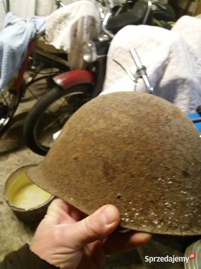 Hełm stary polski wz 31 salamandra manierka Modła sprzedam