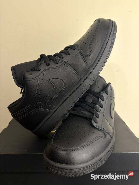 ButySneakersy Air Jordan 1 Low Triple Black czarny Katowice
