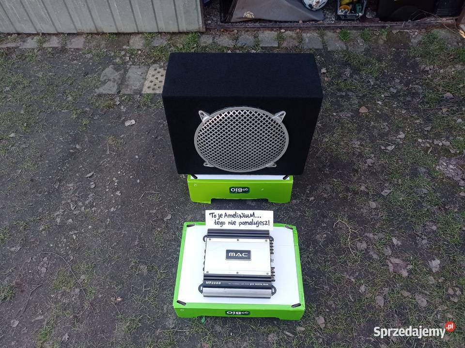 Subwoofer Tuba Skrzynia Basowa RAVELAND 300W skrzynie basowe i tuby Dzierżoniów