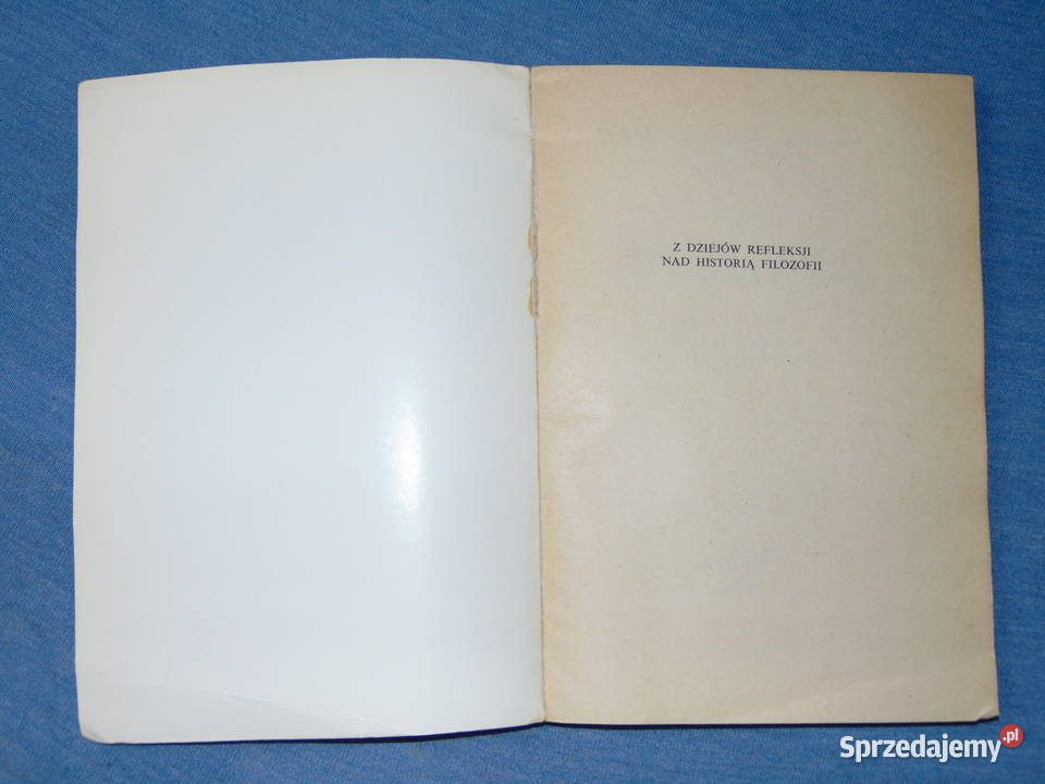 Z dziejów refleksji historią filozofii Stefan Lublin
