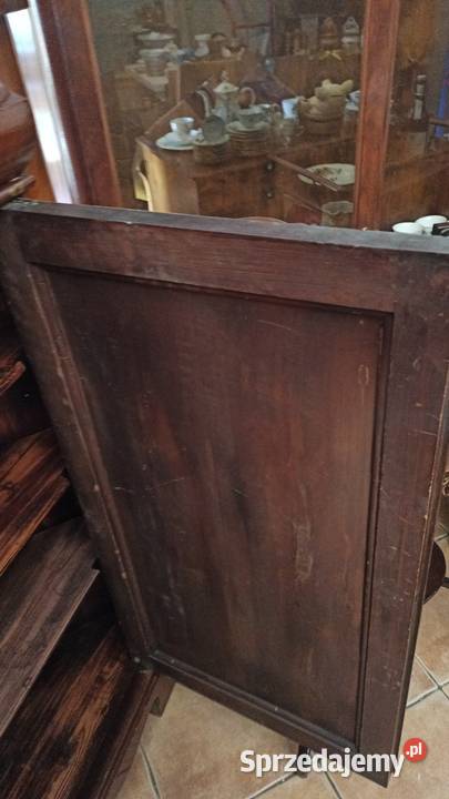 Komoda narożna z mahoniu politura Biedermeier Gdańsk